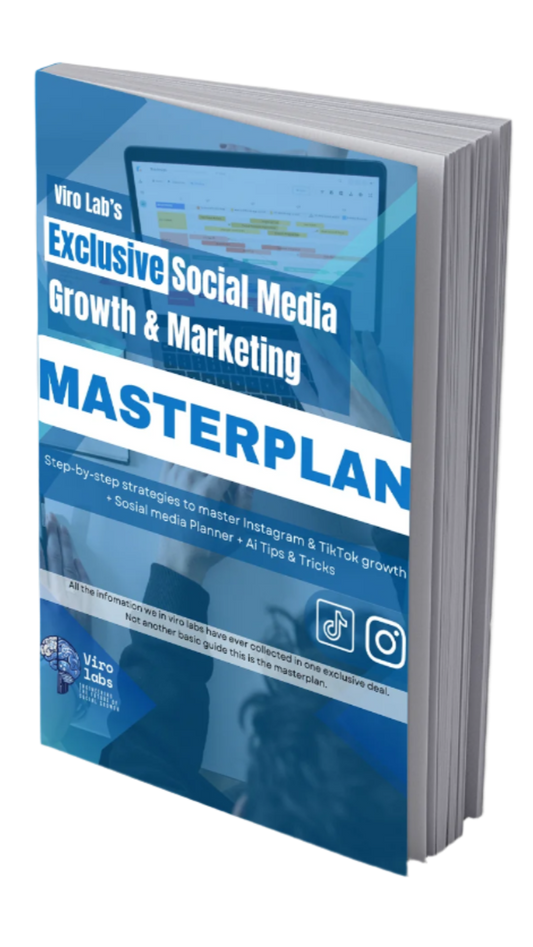 Viro Lab's Exclusive Social Media Growth & Marketing Masterplan  (Bundle)